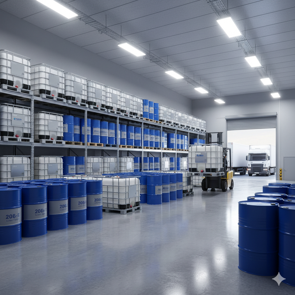 Supply lines and logistics for industrial projects